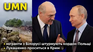 Мігранти з Білорусі штурмують Польщу / Лукашенко проситься в Крим | + Безсмертний, @MenavitaOnline
