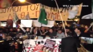 Protests Outside Cyprus Parliament