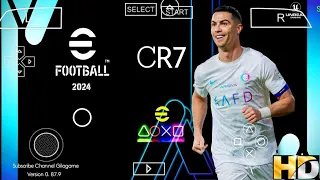 THE NEW PES 2024 PPSSPP Ps5 CAMERA | CR7