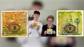 Pumpkin Fun with Jamie and his Mum - A Lavinia Stamps Tutorial