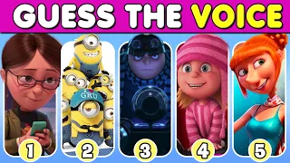 Despicable Me 4 Voice Challenge! | Can You Identify the Voices ? | Minions,Kevin,Stuart,Gru