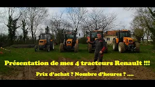 Présentation de mes 4 tracteurs Renault !!!