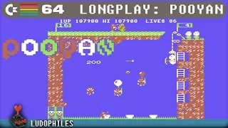 Pooyan C64 Longplay [151] Full Playthrough / Walkthrough (no commentary) #c64 #retrogaming