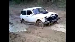 the best niva that you seen ever , off road niva in mud