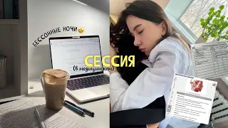 study with me👩🏻‍⚕️*не сплю всю ночь и готовлюсь к сессии* ~зачёты в медицинском университете, егэ