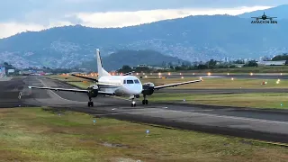 #saab340 de TAG Airlines saliendo del aeropuerto #Toncontín, Tegucigalpa, Honduras. #aviationlovers