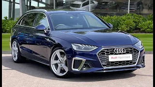 2021 Approved Used Audi A4 Avant S line 35 TDI 163 PS S tronic | Stoke Audi