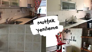 500₺ ‘ye Mutfağı Yeniledim ❗️ Ucuza Mutfak Yenileme | Fayans Kaplama | Dekorasyon |