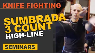Knife Fighting: Basic Sumbrada 3 Count High-Line