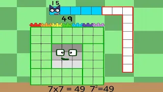 Numberblocks Season 5: Square Numbers Animation