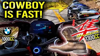 Wild Cowboy Full Speed on Hayabusa 🏍️