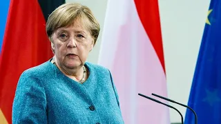 Merkel warnt vor Rot-Grün-Rot unter Scholz als Kanzler