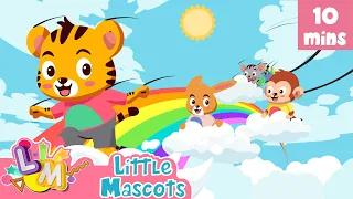 Colors Of The Rainbow + Happy Birthday Song + more Little Mascots Nursery Rhymes