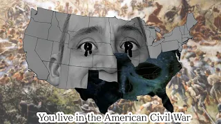 (REMAKE) Mr. Incredible becoming Uncanny Mapping (You live in U.S. during the Civil War)