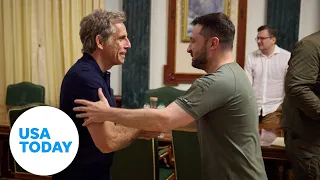 Ben Stiller meets Ukrainian President Zelenskyy | USA TODAY