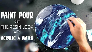 MY WAY OF ACRYLIC POUR | "REEF/EARTH" ART TUTORIAL no additive
