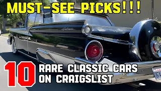 Top 10 Rare Classic Cars for Sale on Craigslist | Must See Picks!