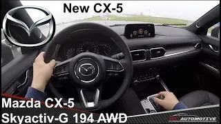 Mazda CX-5 2.5 Skyactiv-G 194 AWD POV Test Drive + Acceleration 0 - 100 km/h