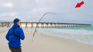 Fishing a Destroyed Pier When Something Wild Happened!