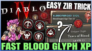 Diablo 4 - EASY Any Tier Abattoir of Zir Trick & Level Up Blood Glyph FAST - Abattoir Guide & Tips!