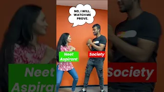 NEET Aspirant Vs Society Shorts | #shorts #viral