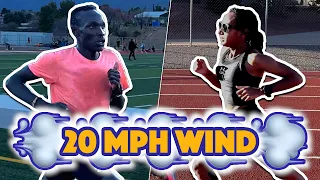 Weini Kelati & Edwin Kurgat 2K Repeats In 20 MPH WIND!