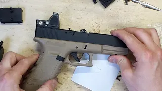 Установка коллиматора на Glock 17 KJW