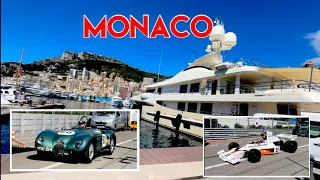See Monaco a day before Grand Prix Historic 2024 - Quick walk in the Port Hercules