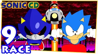 SONIC CD 9 RACE Sonic vs Metal Sonic Boss