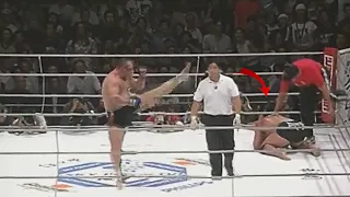 Kickboxing vs Wrestling ... Igor Vovchanchyn dominates Mark Kerr