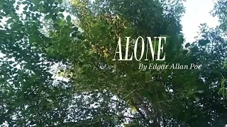 Alone By Edgar Allan Poe