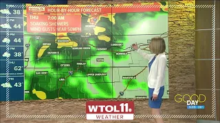 Cooler weather ahead of windy, warm, rainy Thursday | Good Day on WTOL 11