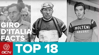 Top 18 Giro D'Italia Facts