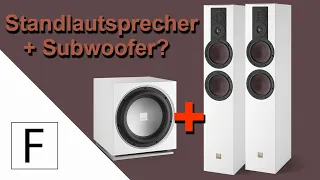 HiFi mit Subwoofer? | Dali Opticon 6 + Sub E-12 F | Standlautsprecher mit vs. ohne Subwoofer