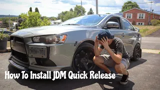 How To Install JDM Bumper Quick Release On Any Car!!