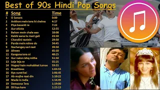 Best of 90s Indian Hindi Pop Songs | Superhit 90s Hindi Pop Songs |  All-time Hindi Pop | Jukebox