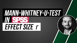 Effect size of the Mann-Whitney-Wilcoxon-test in SPSS