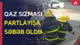 Yanan mənzildə 1 nəfər köməksiz vəziyyətdə qalmışdı – APA TV