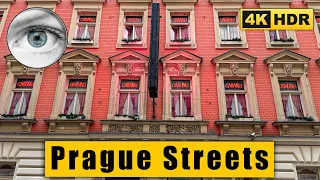 Prague Walking Tour: Vinohrady, I.P. Pavlova, Wenceslas Square 🇨🇿 Czech Republic 4k HDR ASMR