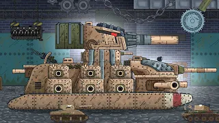 Creation of the British monster FV-44. Rebirth of the KV-45 - Cartoons about tanks