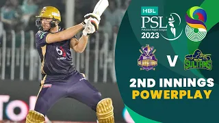 2nd Innings Powerplay | Quetta Gladiators vs Multan Sultans | Match 28 | HBL PSL 8 | MI2T