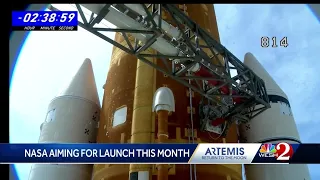 NASA aims for launch of Artemis 1 this month