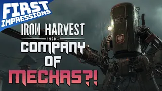 RTS Is Back?! - Iron Harvest - First Impressions