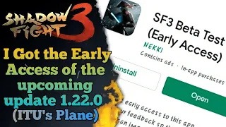 I am now a Beta Tester 😎 | Shadow fight 3 | ITU's Plane | Update 1.22.0 | Rj plays