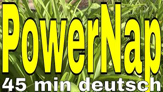 Power Nap 45 min Powernap Mittagsschlaf Meditation PowerNapping deutsch Hypnose Powerschlaf