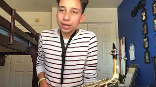 How to play baby shark on a alto sax