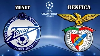 Zenit st. petersburg vs Benfica Full Goals Highlights [27/11/2014]