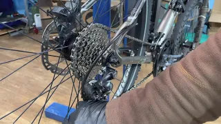 Bicycle Rear gear adjustment