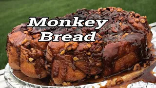 Monkey Bread Baked in a Camp Dutch Oven