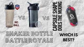 Which Shaker Bottle is the BEST? | Shakesphere vs Blender Bottle vs Helimix